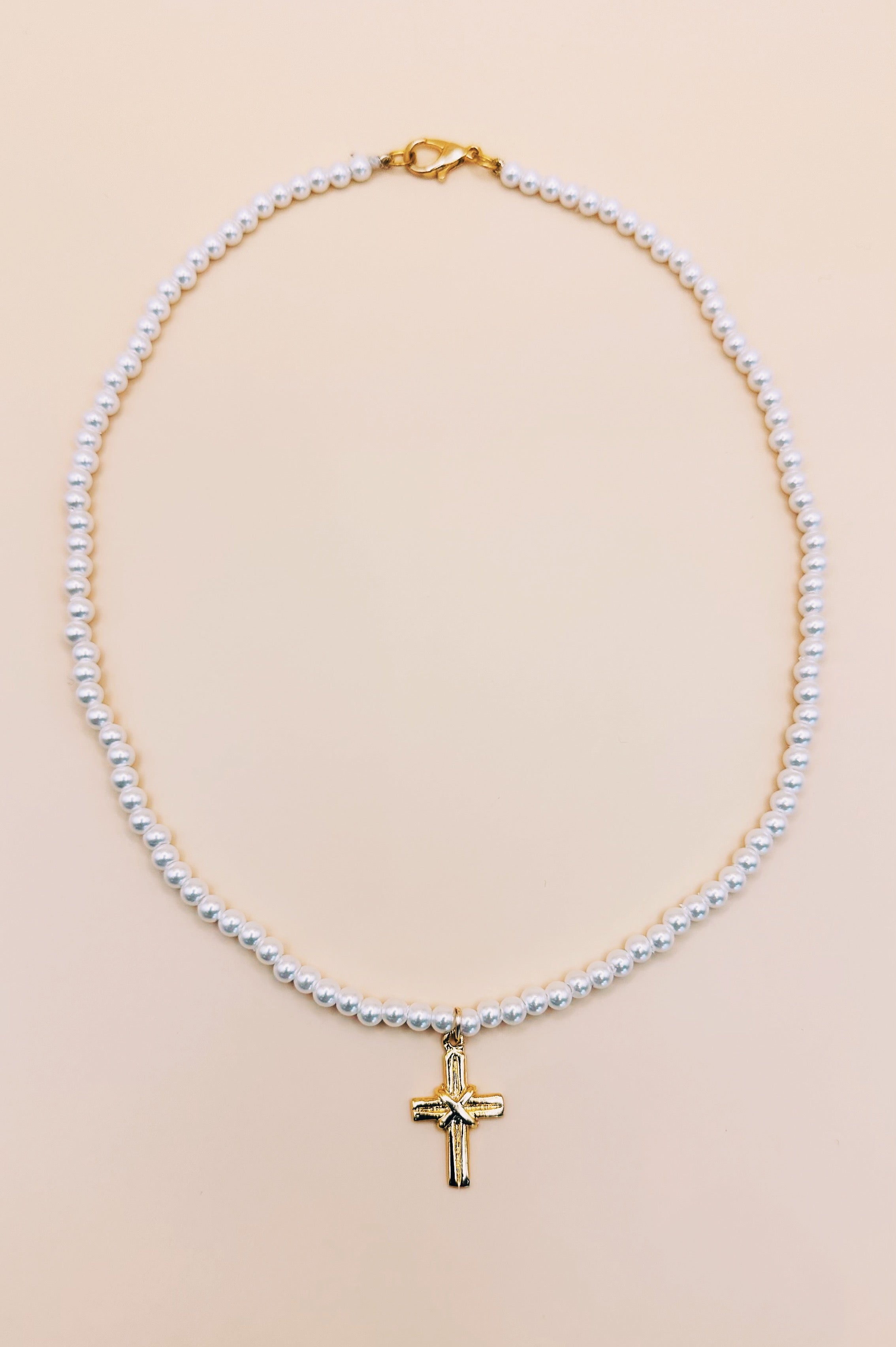 Mother Mary Inner Child Healing Peral Necklace
