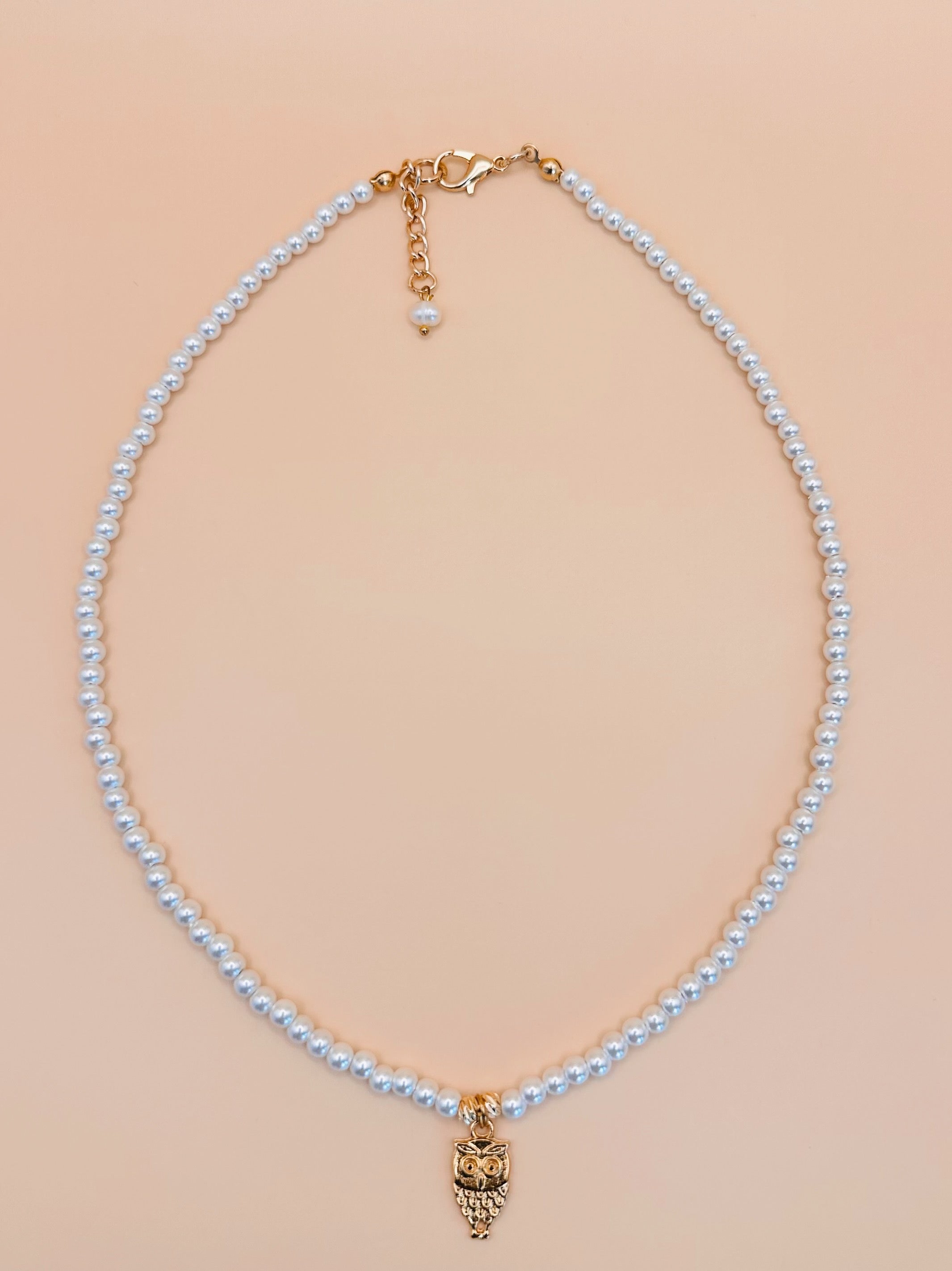 Goddess Athena Pearl Necklace encoded with Arcturian Dimensional Bridge Frequency