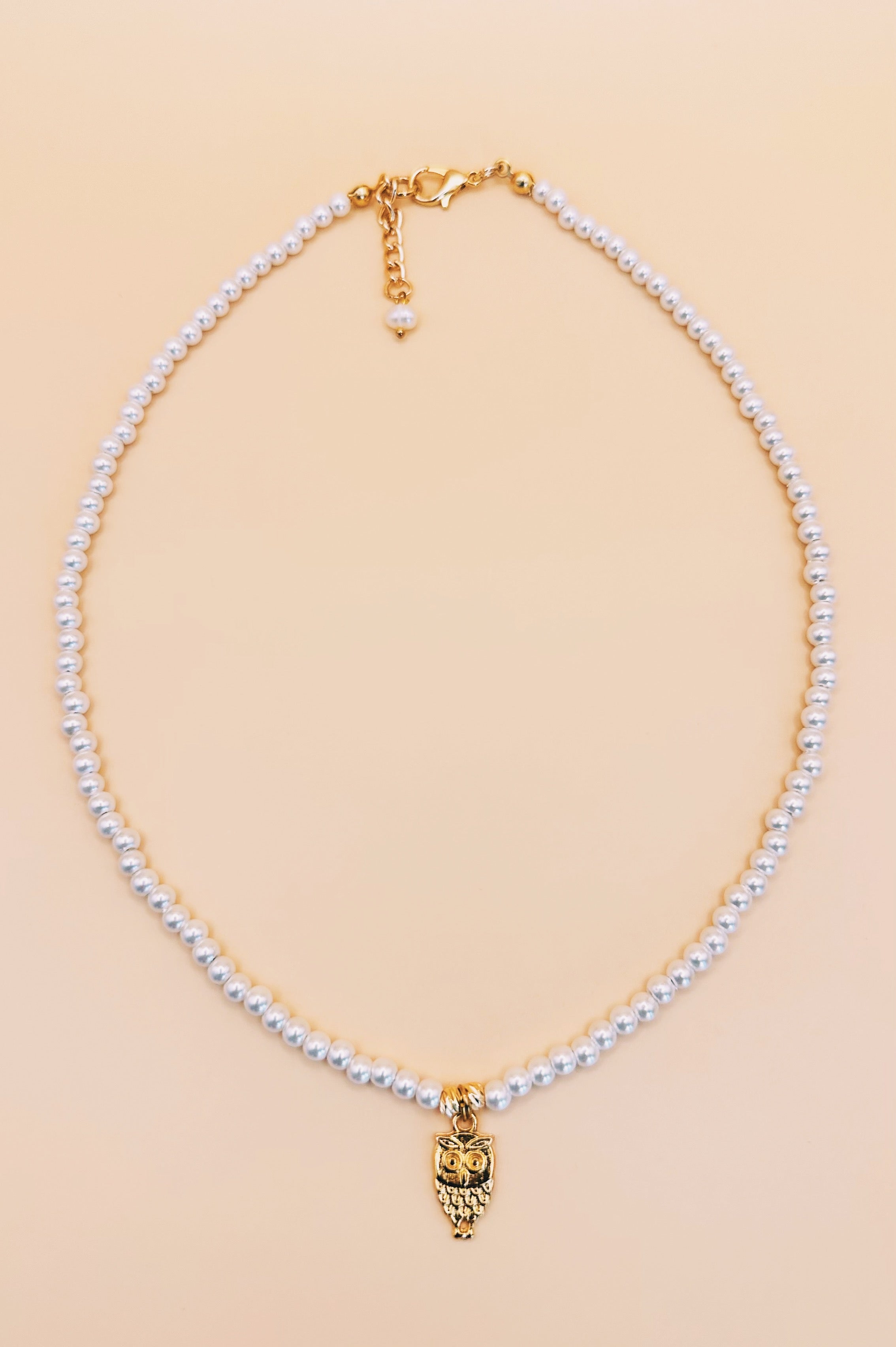 Goddess Athena Pearl Necklace encoded with Arcturian Dimensional Bridge Frequency