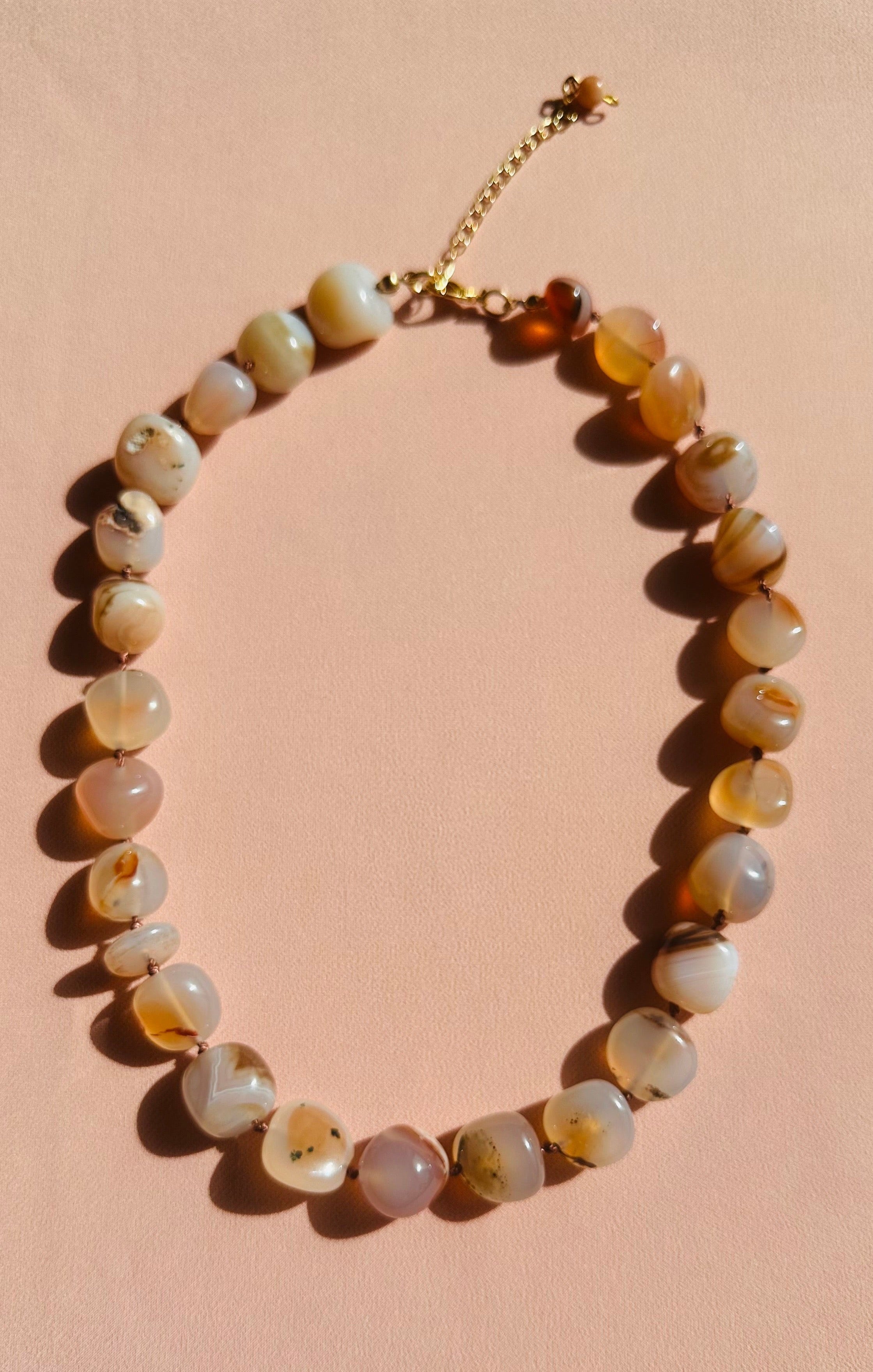 Arcturian Guard Strength and Courage Sand Agate Necklace