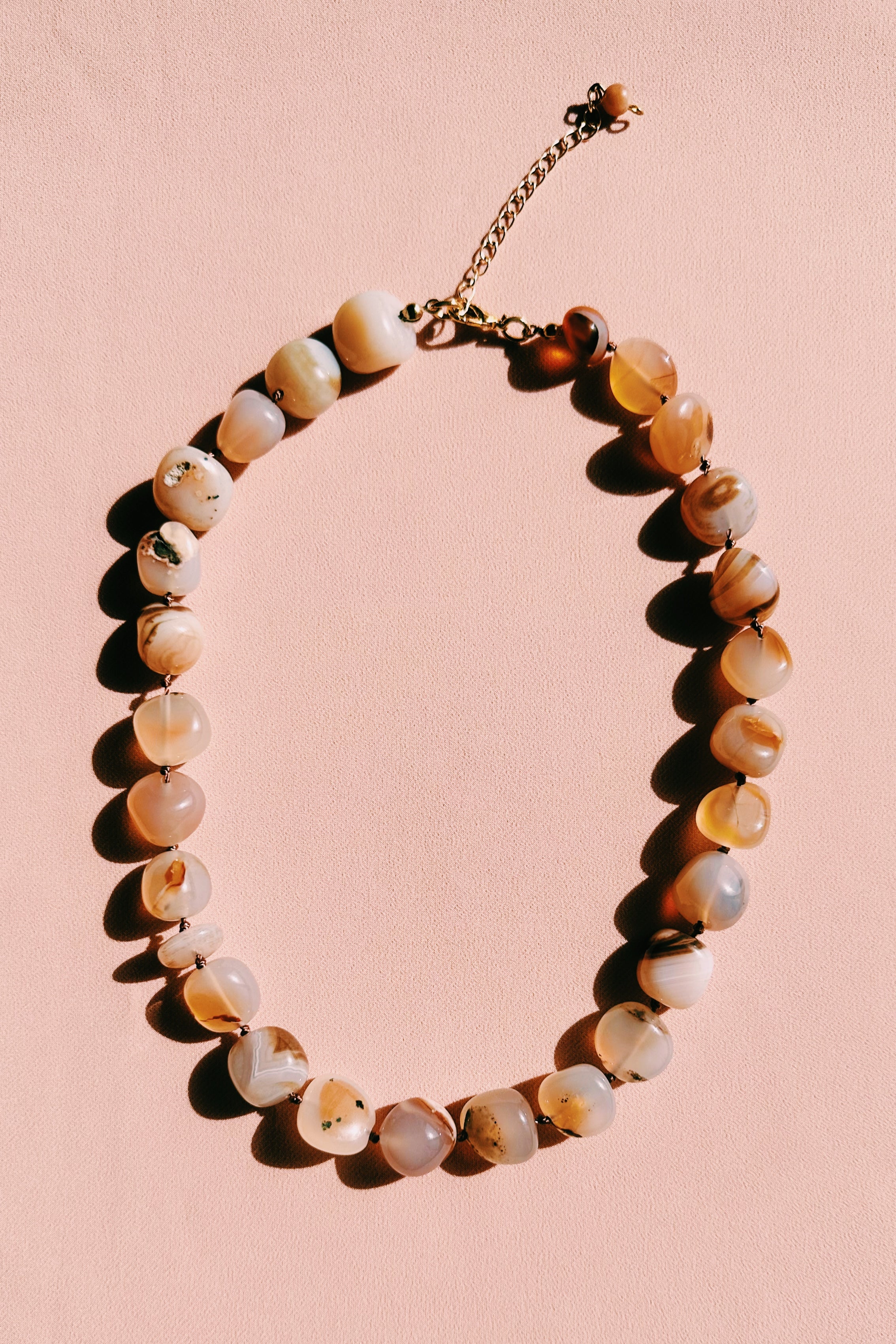 Arcturian Guard Strength and Courage Sand Agate Necklace
