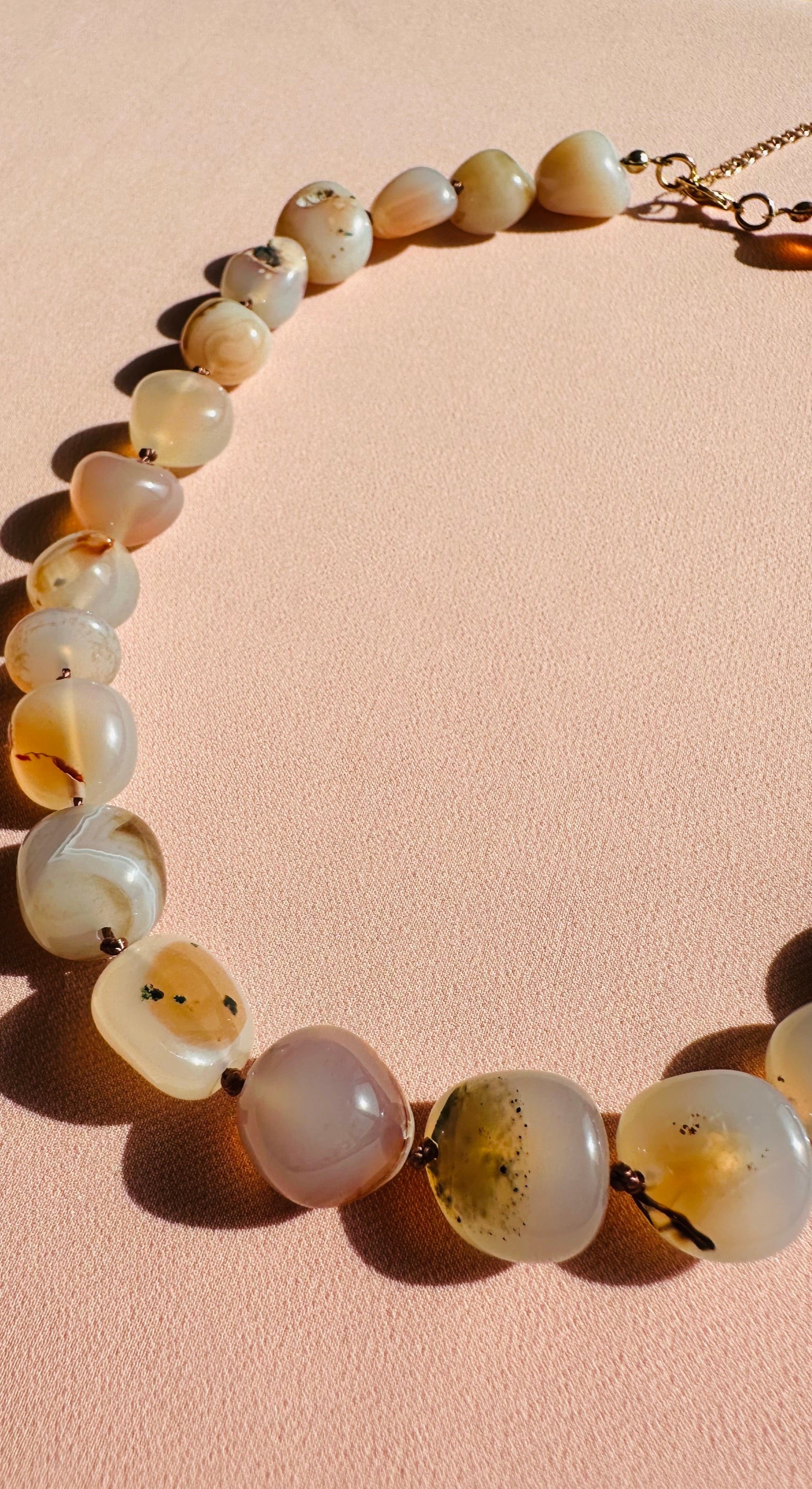 Arcturian Guard Strength and Courage Sand Agate Necklace