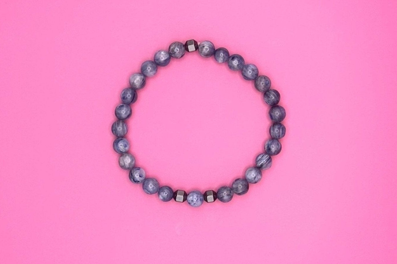 Atlantean Neptune Energy Rain Kyanite bracelet for inner peace and artistic expression